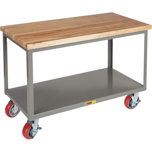 Little Giant - Mobile Work Benches Type: Butcher Block Top Length: 36 (Inch) - USA Tool & Supply