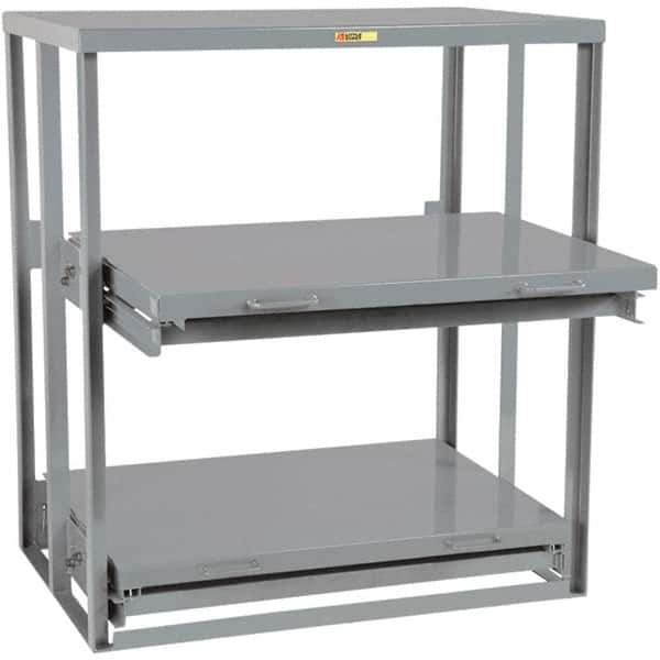 Little Giant - 2,000 Lb Capacity, 1 Shelf, Shelving - 36" Long x 53" Wide x 60" High - USA Tool & Supply