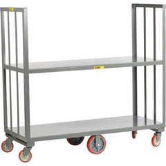 Little Giant - 2,000 Lb Capacity, 2 Shelf, Shelf Truck - 48" Long x 16" Wide x 13" High - USA Tool & Supply