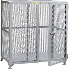 Little Giant - 1 Shelf Storage Cabinet - Steel, 49" Wide x 27" Deep x 52" High - USA Tool & Supply