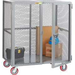 Little Giant - 1 Shelf Mobile Storage Cabinet - Steel, 49" Wide x 33" Deep x 57" High - USA Tool & Supply