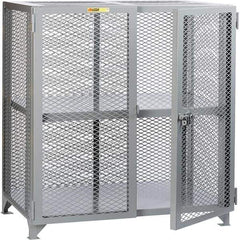 Little Giant - 1 Shelf Storage Cabinet - Steel, 61" Wide x 33" Deep x 52" High - USA Tool & Supply
