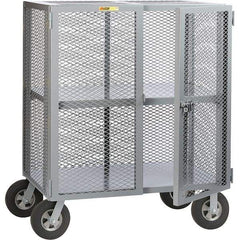 Little Giant - 1,500 Lb Capacity, 1 Shelf, Security Cart - 27" Long x 49" Wide x 61" High - USA Tool & Supply