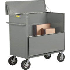 Little Giant - 1,500 Lb Capacity, 1 Shelf, Security Cart - 53.5" Long x 24" Wide x 50" High - USA Tool & Supply