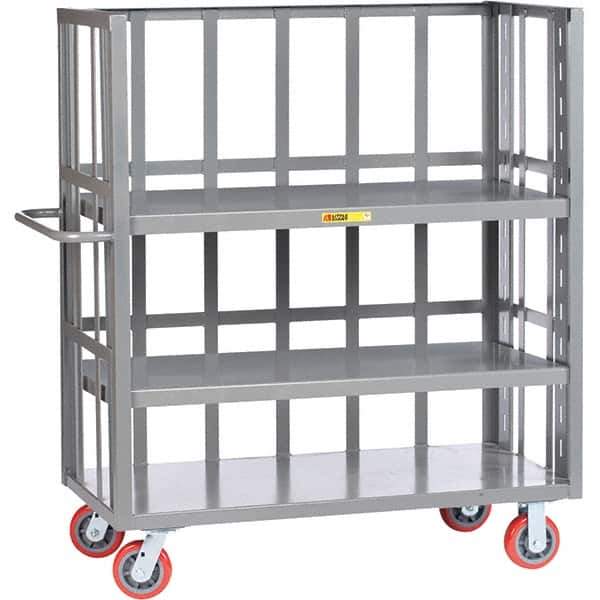 Little Giant - 3,600 Lb Capacity, 2 Shelf, Shelf Truck - 60" Long x 24" Wide x 57" High - USA Tool & Supply