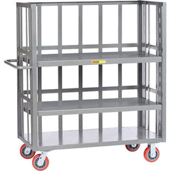 Little Giant - 3,600 Lb Capacity, 2 Shelf, Shelf Truck - 60" Long x 24" Wide x 57" High - USA Tool & Supply