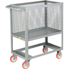 Little Giant - 1,200 Lb Capacity, 1 Shelf, Platform Truck - 37" Long x 18" Wide x 40" High - USA Tool & Supply