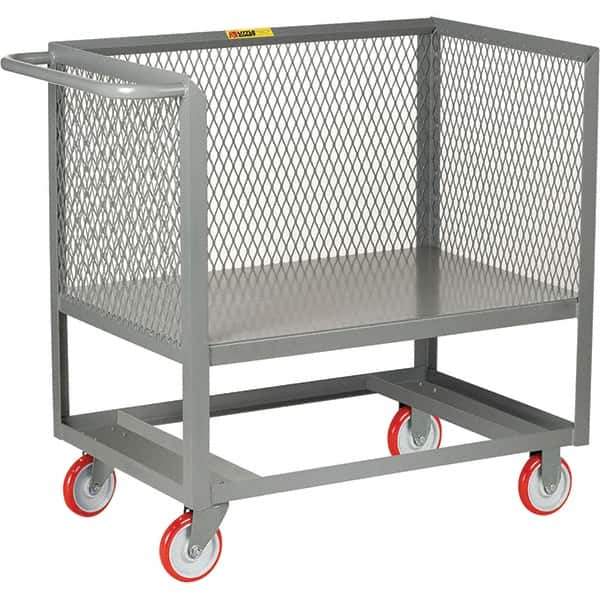 Little Giant - 1,200 Lb Capacity, 1 Shelf, Platform Truck - 37" Long x 18" Wide x 40" High - USA Tool & Supply