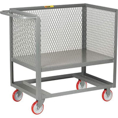 Little Giant - 1,200 Lb Capacity, 1 Shelf, Platform Truck - 53" Long x 24" Wide x 40" High - USA Tool & Supply