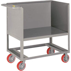 Little Giant - 2,000 Lb Capacity, 1 Shelf, Platform Truck - 65" Long x 30" Wide x 40" High - USA Tool & Supply