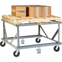 Little Giant - 3,600 Lb Capacity Steel Adjustable Pallet Stand - 30" High - USA Tool & Supply