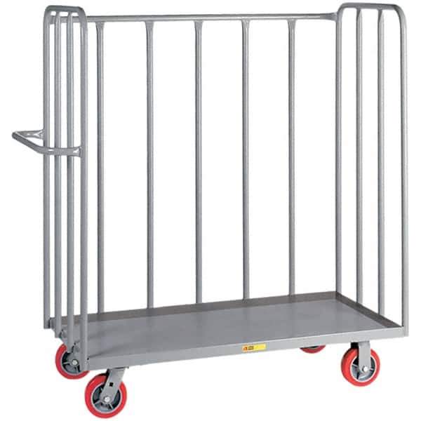 Little Giant - 3,600 Lb Capacity, 3-Sided Truck - 60" Long x 30" Wide x 57" High - USA Tool & Supply