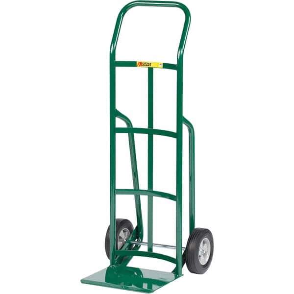 Little Giant - 800 Lb Capacity 47" OAH Hand Truck - Continuous Handle, Steel, Rubber Wheels - USA Tool & Supply