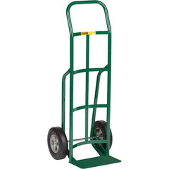 Little Giant - 800 Lb Capacity 47" OAH Hand Truck - Continuous Handle, Steel, Rubber Wheels - USA Tool & Supply