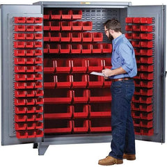 Little Giant - Storage Cabinet - Steel, 60" Wide x 32" Deep x 78" High - USA Tool & Supply