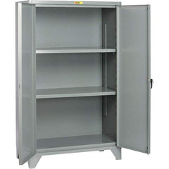 Little Giant - 2 Shelf Storage Cabinet - Steel, 60" Wide x 32" Deep x 78" High - USA Tool & Supply