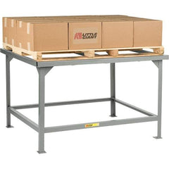 Little Giant - 42 Wide x 48" Deep x 30" High, Steel Workbench - Fixed Legs - USA Tool & Supply