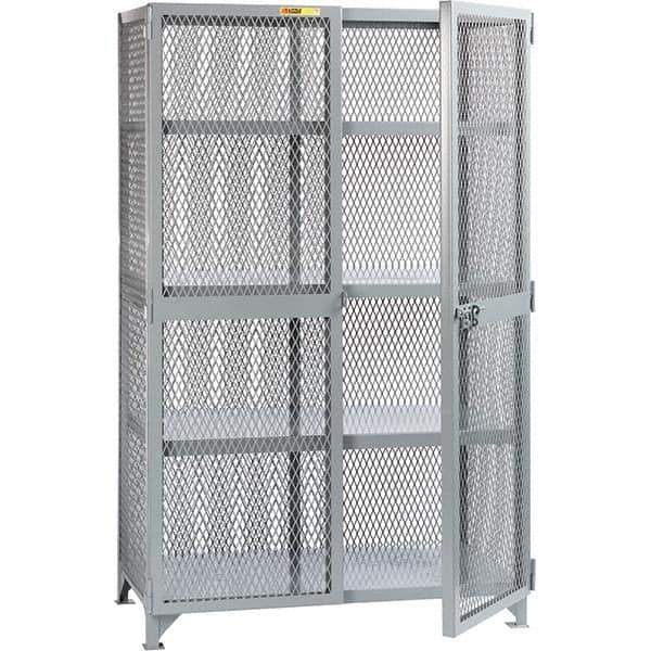 Little Giant - 3 Shelf Storage Cabinet - Steel, 73" Wide x 39" Deep x 78" High - USA Tool & Supply