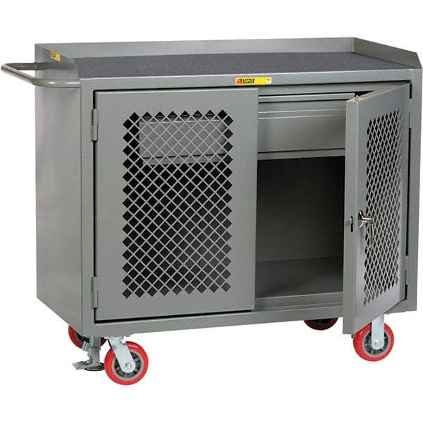 Little Giant - 3,600 Lb Capacity, 1 Drawer Mobile Cabinet - 48" Wide x 43" High - USA Tool & Supply