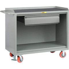 Little Giant - 3,600 Lb Capacity, 1 Drawer Mobile Cabinet - 48" Wide x 43" High - USA Tool & Supply