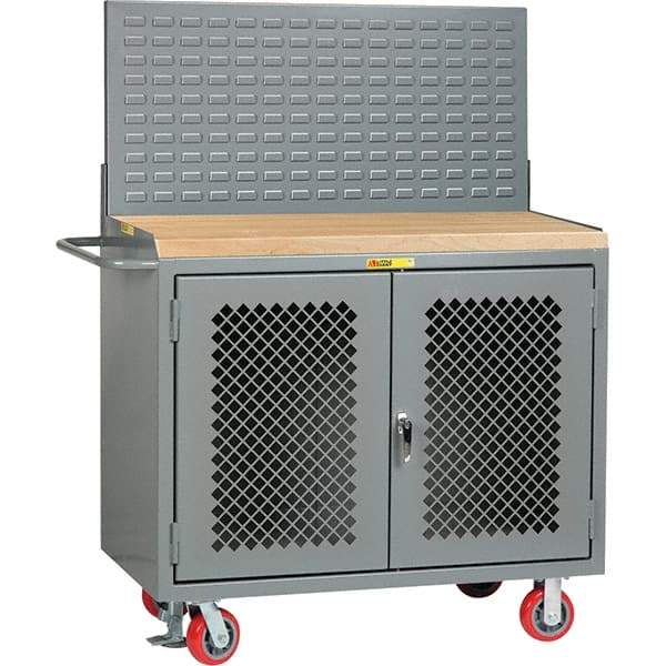 Little Giant - 3,600 Lb Capacity Mobile Cabinet - 48" Wide x 64" High - USA Tool & Supply