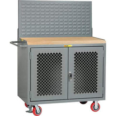Little Giant - 3,600 Lb Capacity Mobile Cabinet - 48" Wide x 64" High - USA Tool & Supply