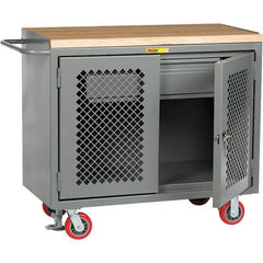 Little Giant - 3,600 Lb Capacity, 1 Drawer Mobile Cabinet - 48" Wide x 43" High - USA Tool & Supply