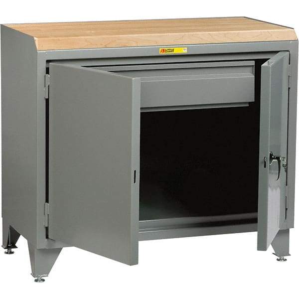 Little Giant - 3,600 Lb Capacity, 1 Drawer Mobile Cabinet Bench - 24" Wide x 43" High - USA Tool & Supply