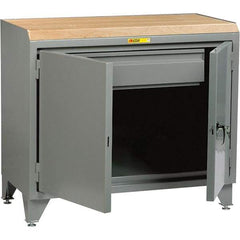 Little Giant - 3,600 Lb Capacity, 1 Drawer Mobile Cabinet Bench - 24" Wide x 43" High - USA Tool & Supply