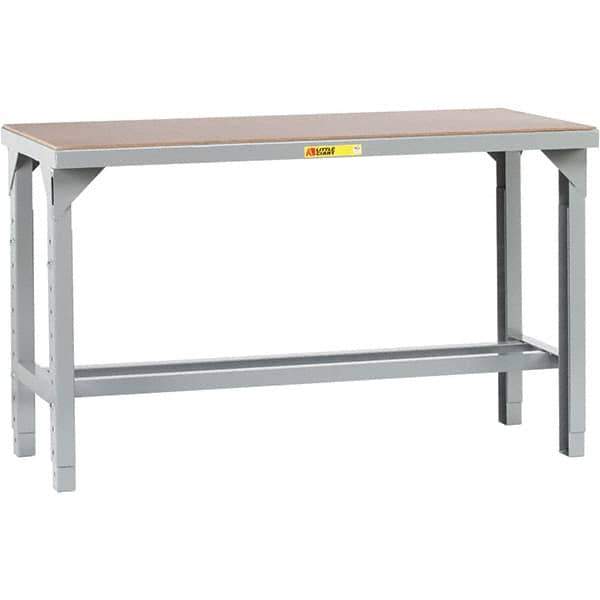 Little Giant - 48 Wide x 30" Deep x 41" High, Steel Workbench - Adjustable Height Legs - USA Tool & Supply