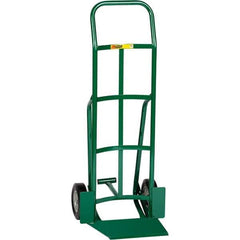 Little Giant - 800 Lb Capacity 47" OAH Hand Truck - Continuous Handle, Steel, Rubber Wheels - USA Tool & Supply