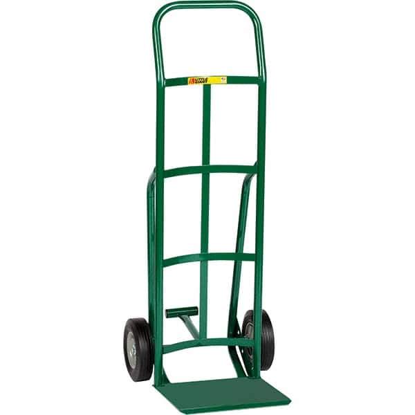 Little Giant - 800 Lb Capacity 47" OAH Hand Truck - Continuous Handle, Steel, Rubber Wheels - USA Tool & Supply