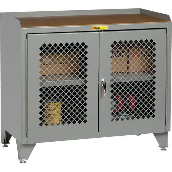 Little Giant - 2,000 Lb Capacity, 1 Drawer Mobile Cabinet Bench - 24" Wide x 43" High - USA Tool & Supply