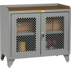 Little Giant - 2,000 Lb Capacity, 1 Drawer Mobile Cabinet Bench - 24" Wide x 43" High - USA Tool & Supply