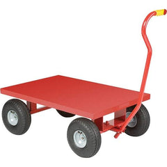 Little Giant - 1,200 Lb Capacity, 24" Wide x 36" Long x 13" High Cart - Steel, Pneumatic Casters - USA Tool & Supply