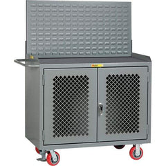 Little Giant - 3,600 Lb Capacity Mobile Cabinet - 48" Wide x 64" High - USA Tool & Supply