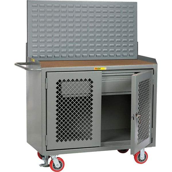 Little Giant - 3,600 Lb Capacity, 1 Drawer Mobile Cabinet - 48" Wide x 65" High - USA Tool & Supply