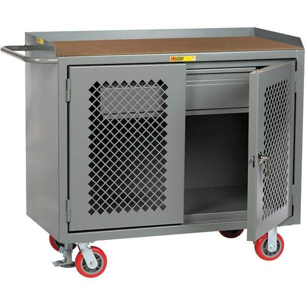 Little Giant - 3,600 Lb Capacity, 1 Drawer Mobile Cabinet - 48" Wide x 43" High - USA Tool & Supply