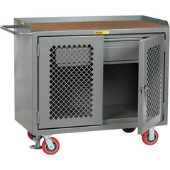 Little Giant - 3,600 Lb Capacity, 1 Drawer Mobile Cabinet - 48" Wide x 43" High - USA Tool & Supply