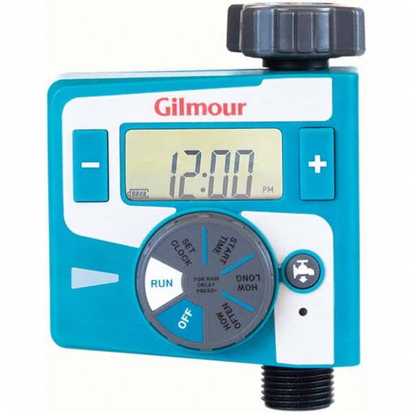 Gilmour - Lawn Sprinkler Timers Type: Auto ON/OFF Single Outlet Electronic Timer Number of Watering Modes: 1 - USA Tool & Supply