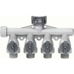 Gilmour - Garden Hose Fittings & Repair Kits Type: Shut-Off Valve Connector Type: Male; Female - USA Tool & Supply