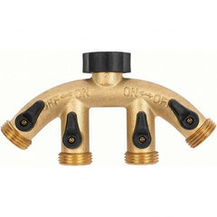 Gilmour - Garden Hose Fittings & Repair Kits Type: Shut-Off Valve Connector Type: Male; Female - USA Tool & Supply