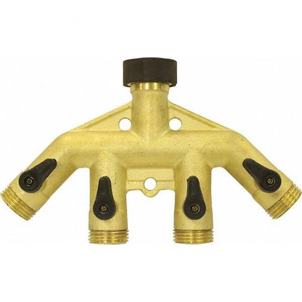 Gilmour - Garden Hose Fittings & Repair Kits Type: Shut-Off Valve Connector Type: Male; Female - USA Tool & Supply