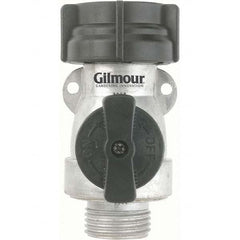 Gilmour - Garden Hose Fittings & Repair Kits Type: Shut-Off Valve Connector Type: Male; Female - USA Tool & Supply