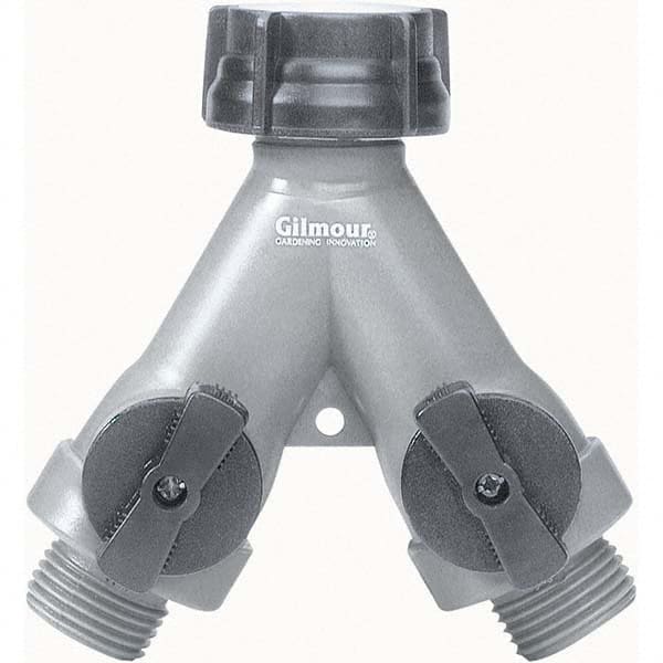 Gilmour - Garden Hose Fittings & Repair Kits Type: Shut-Off Valve Connector Type: Male; Female - USA Tool & Supply