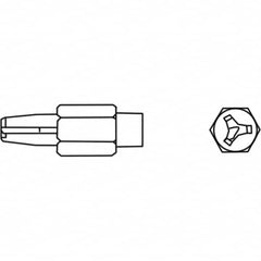 Weller - Soldering Accessories; Type: Conus Cleaning Insert Tool; Conus Cleaning Insert Tool ; Accessory Type: Conus Cleaning Insert Tool - Exact Industrial Supply