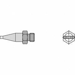 Weller - Soldering Iron Tips; Type: Flat Nozzle ; For Use With: HAP1; HAP200; WXHAP200