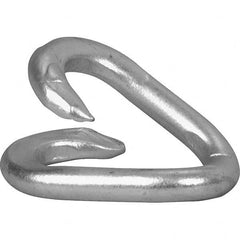 Campbell - Links; Type: Repair Link ; Chain Size (Inch): 3/8 ; Load Capacity (Lb.): 1,250 ; Material: Low Carbon Steel ; Finish/Coating: Zinc Plated - Exact Industrial Supply