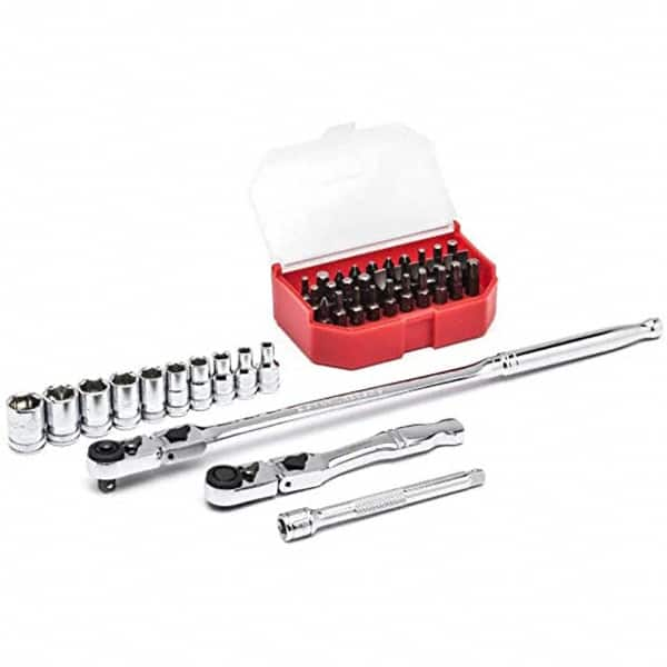 GearWrench - Screwdriver Bit Sets Type: Bit & Socket Set Drive Size: 1/4 (Inch) - USA Tool & Supply