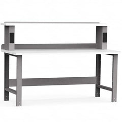 Rousseau Metal - Stationary Work Benches, Tables Type: Work Bench Top Material: Laminated Plastic - USA Tool & Supply